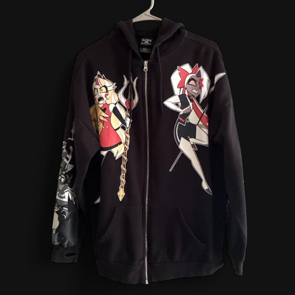 Hazbin hotel hoodie with charlie